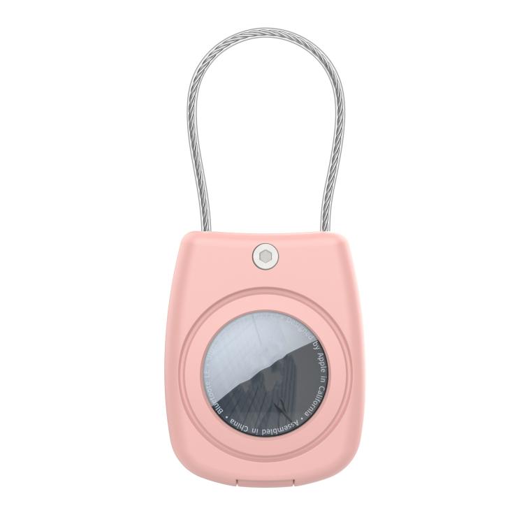 For AirTag 2nd Gen / AirTag 1st Gen Waterproof Case With Stainless Steel Rope Safety Lock Protective Shell
