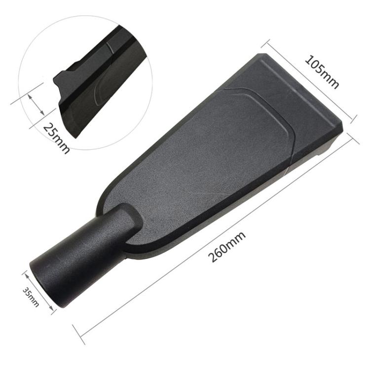 For Karcher WD2 / WD3 / WD5 / WD6 Vacuum Cleaner Hand Pick Flat Nozzle - Black