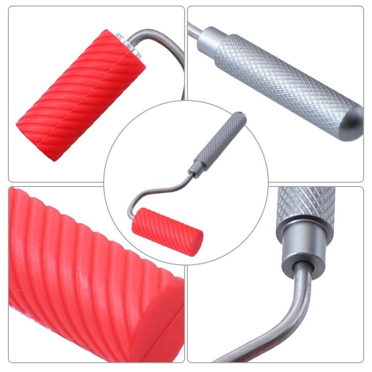 ZH9217-2 Glue Tray Brush Tool Silicone Case Roller Brush Reusable Paint Tray Woodworking Glue Container