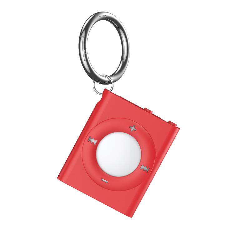 For AirTag 2nd Gen / AirTag 1st Gen Locator MP3 Style Protective Cover With Keychain