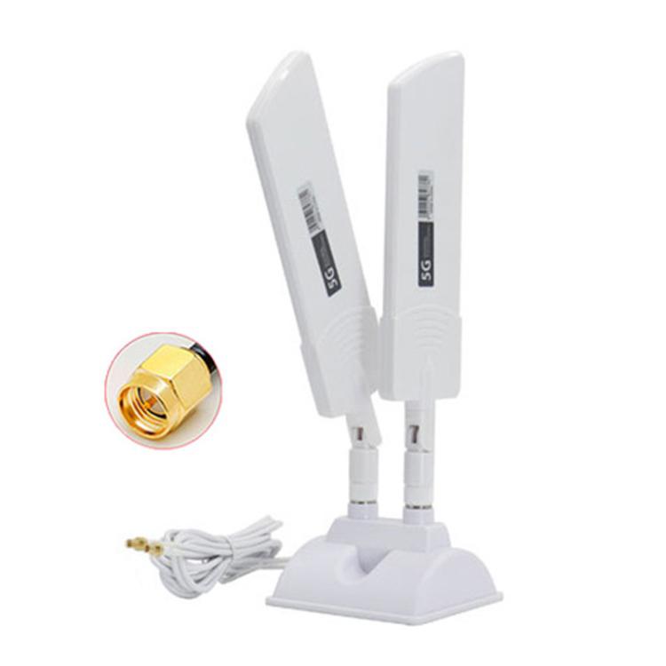 42dbi 5G Router External Antenna Outdoor Long Range WiFi Signal Coverage Booster, Spec: SMA Male White