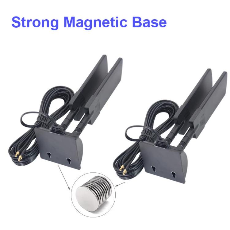 42dbi 5G Router External Antenna Outdoor Long Range WiFi Signal Coverage Booster, Spec: SMA Male White