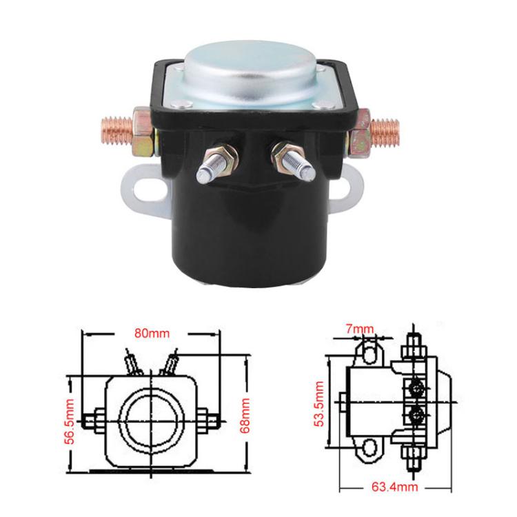 Heavy Duty Starter Solenoid Relay For Ford / Jeep / Lincoln / Mercury 1958-1991 SW-3 Parts - B6AZ-11450-A