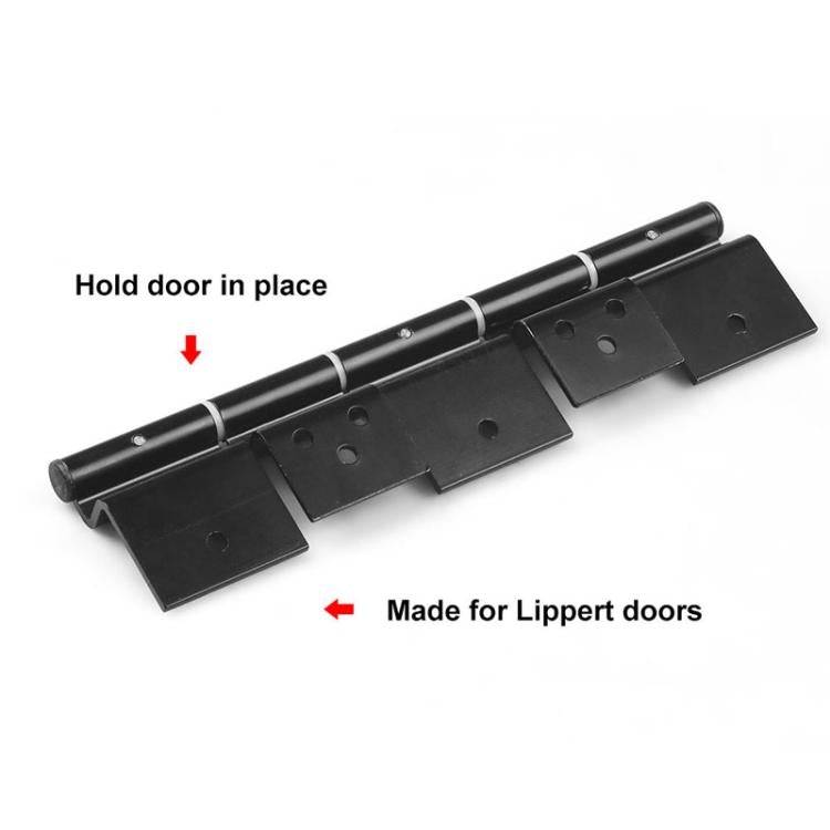 Caravan Door Hinges For Fifth Wheels Travel Trailers and Motorhomes - Black