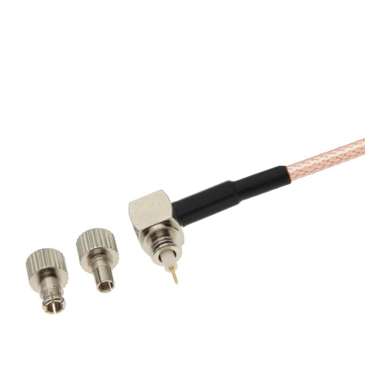 30cm F Male Straight To Dual TS9 / CRC9 Male Degree Coaxial RF Cable RG316 Jumper Cable