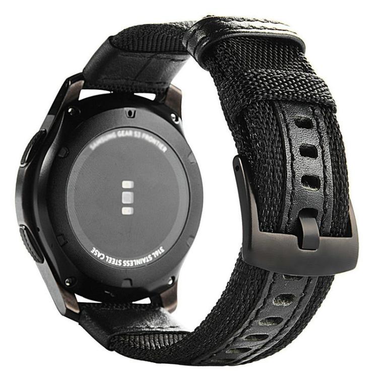 For Samsung Gear S3 Frontier / Classic Smart Quick Release Adjustable Nylon Watch Band, Size: 20mm