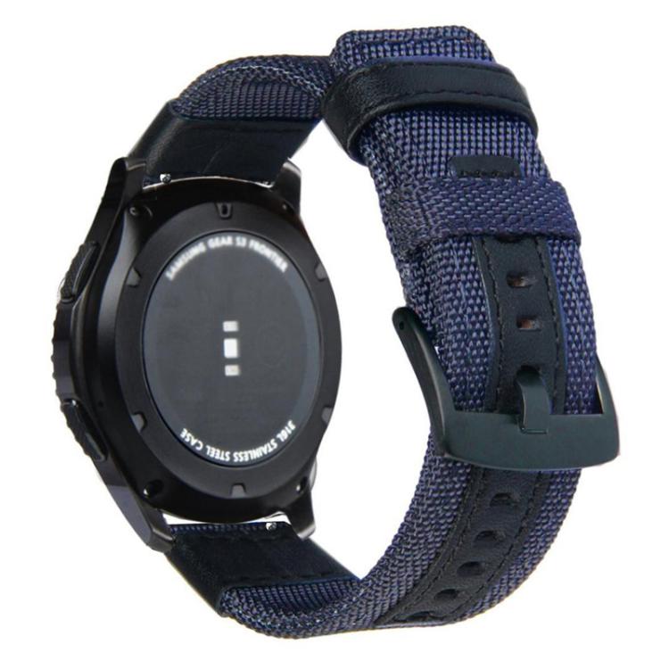 For Samsung Gear S3 Frontier / Classic Smart Quick Release Adjustable Nylon Watch Band, Size: 20mm