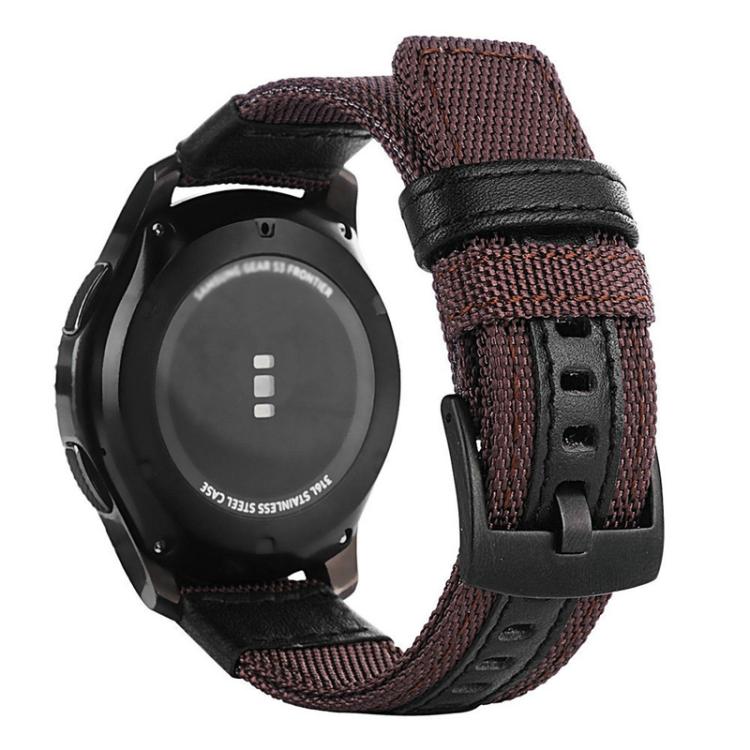 For Samsung Gear S3 Frontier / Classic Smart Quick Release Adjustable Nylon Watch Band, Size: 22mm