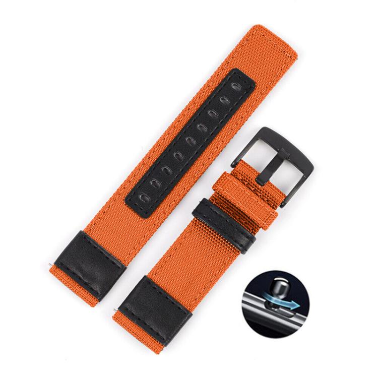 For Samsung Gear S3 Frontier / Classic Smart Quick Release Adjustable Nylon Watch Band, Size: 20mm