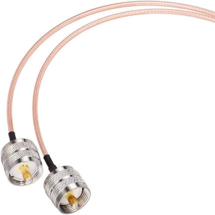 20cm UHF Female To 2 UHF Male 1 In 2 Cable SO239 To PL259Y Adapter Cable