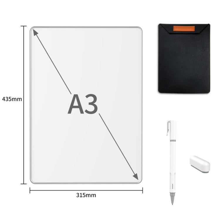Nano-Microcapsule Magnetic Whiteboard Drawing Draft Writing Board, Size: A3 20 Inches