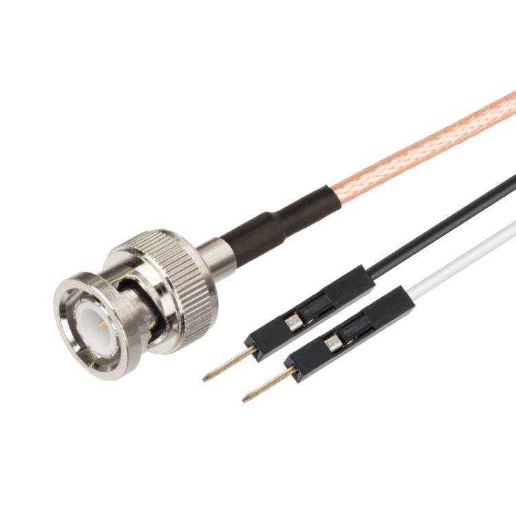 BNC Male To Dual DuPont Male RG316 RF Test Extension Adapter Cable