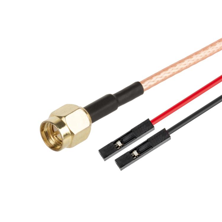 SMA Male To Dual DuPont Female RG316 RF Test Extension Adapter Cable