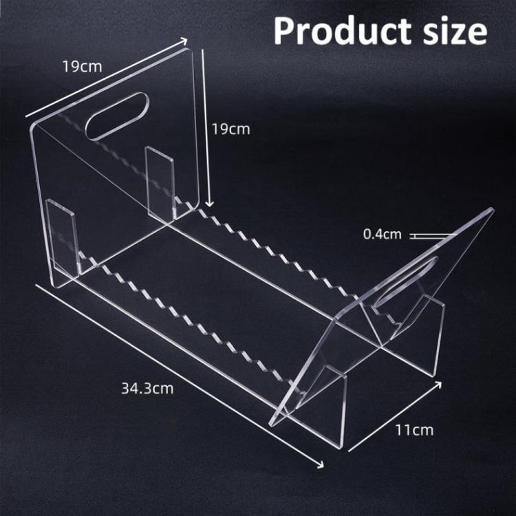 Removable Desktop Acrylic CD Vinyl Record Stand Album Book Display Stand - YX149