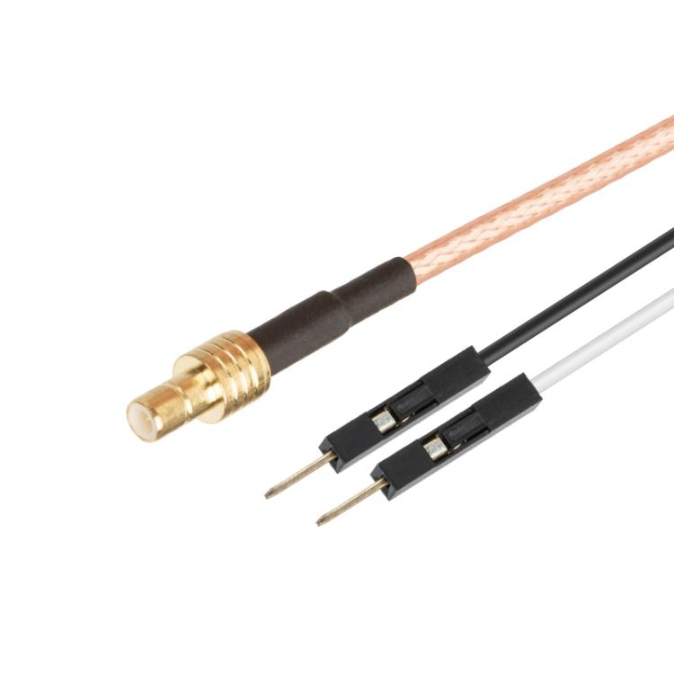 SMB Male To Dual DuPont Male RG316 RF Test Extension Adapter Cable
