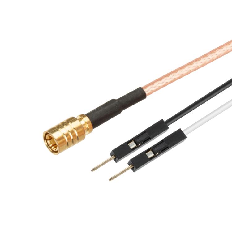 SMB Female To Dual DuPont Male RG316 RF Test Extension Adapter Cable