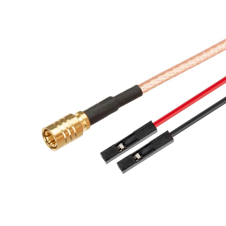 SMB Female To Dual DuPont Female RG316 RF Test Extension Adapter Cable