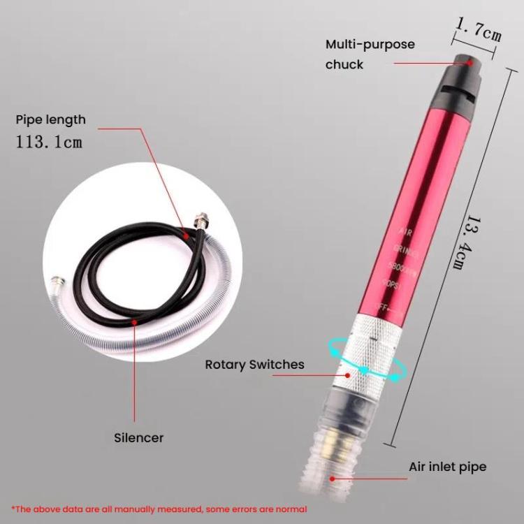 17 In 1 High-Speed Air Micro Die Grinder Kits Pneumatic Tool Small Engraving Pen Pneumatic Polishing Tools