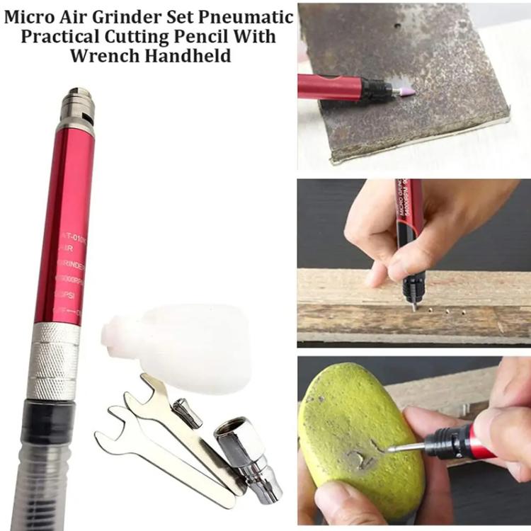 17 In 1 High-Speed Air Micro Die Grinder Kits Pneumatic Tool Small Engraving Pen Pneumatic Polishing Tools