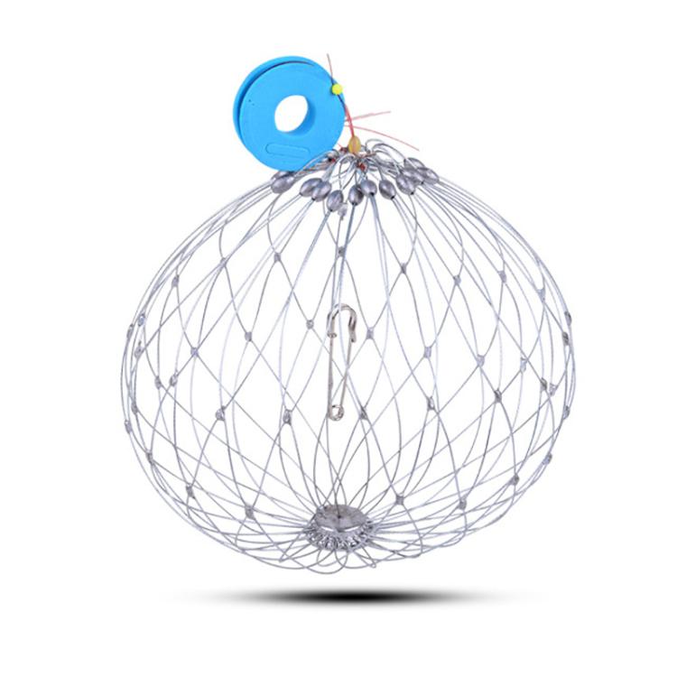 Diameter 52cm/20 Strands Automatically Retractable Crab Cage Wire Crab Opening And Closing Cage