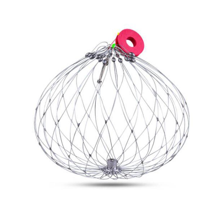 Diameter 62cm/20 Strands Automatically Retractable Crab Cage Wire Crab Opening And Closing Cage