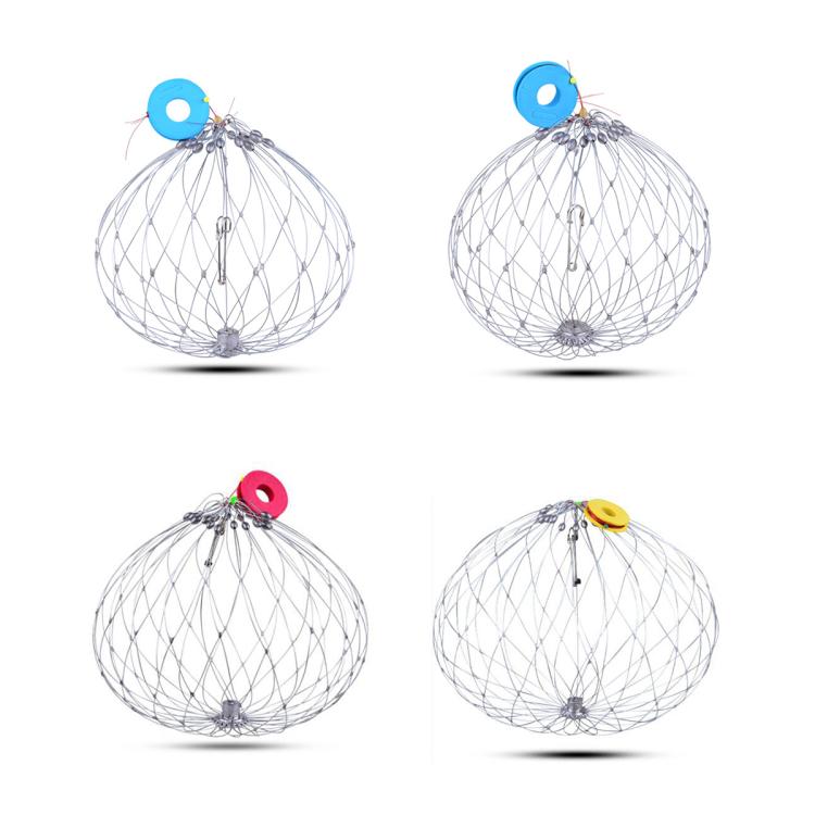 Diameter 52cm/16 Strands Automatically Retractable Crab Cage Wire Crab Opening And Closing Cage