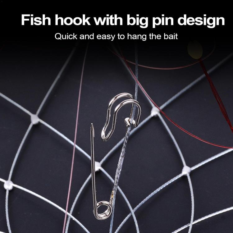 Diameter 72cm/20 Strands Automatically Retractable Crab Cage Wire Crab Opening And Closing Cage