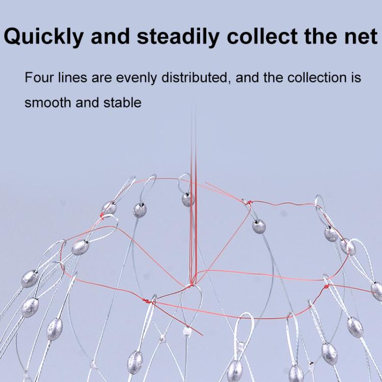Diameter 52cm/20 Strands Automatically Retractable Crab Cage Wire Crab Opening And Closing Cage
