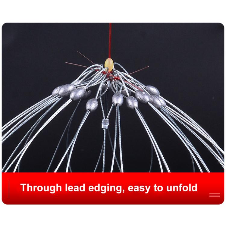 Diameter 62cm/20 Strands Automatically Retractable Crab Cage Wire Crab Opening And Closing Cage