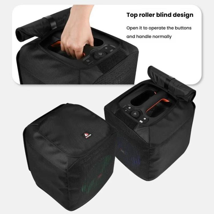 For JBL PartyBox Encore Essential Speaker Mesh Protective Cover Dustproof Case - Black