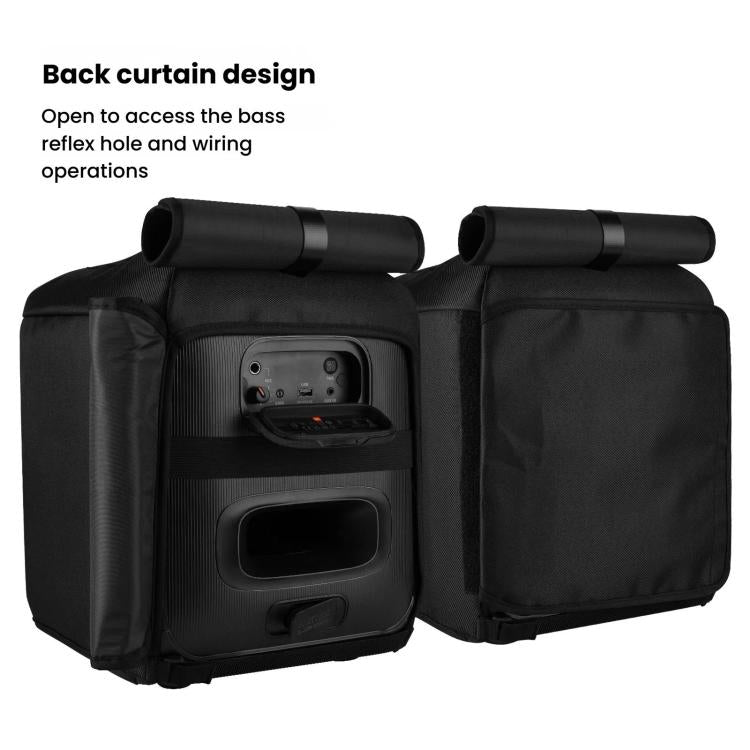 For JBL PartyBox Encore Essential Speaker Mesh Protective Cover Dustproof Case - Black