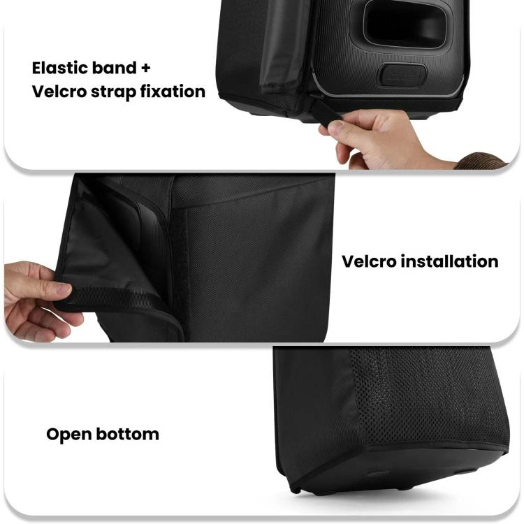 For JBL PartyBox Encore Essential Speaker Mesh Protective Cover Dustproof Case - Black