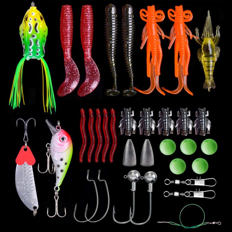 35-in-1 Outdoor Fishing Gear Bionic Bait Luya Sequin Bait Set