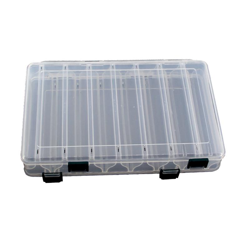 Large Capacity Double Layer Lure Storage Box Fish Hook String Hook Tool Box, Spec: 14-grids