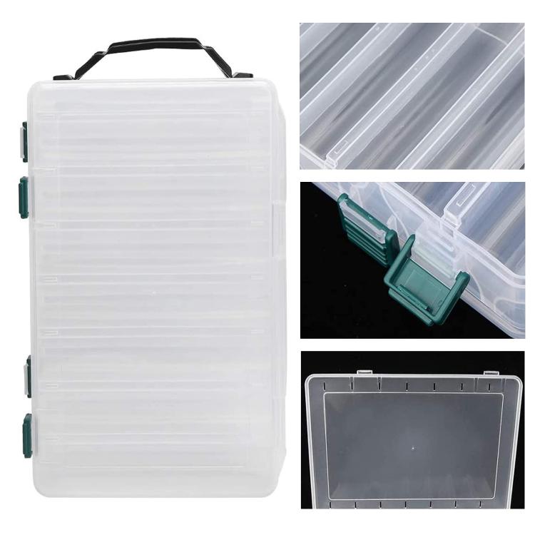 Large Capacity Double Layer Lure Storage Box Fish Hook String Hook Tool Box, Spec: 14-grids