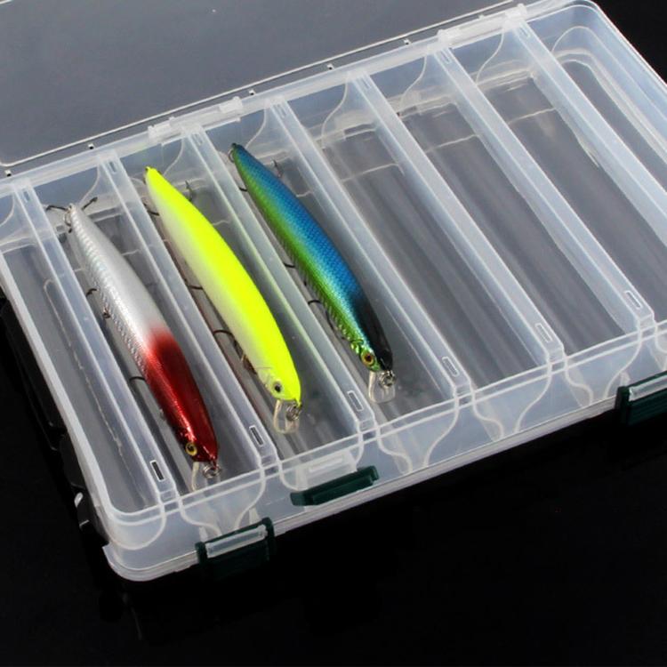 Large Capacity Double Layer Lure Storage Box Fish Hook String Hook Tool Box, Spec: 14-grids