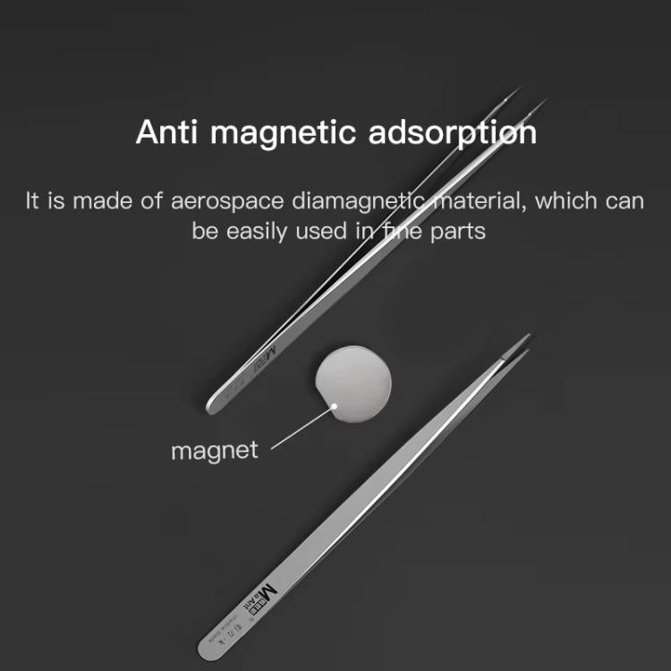MaAnt Hand-Polished Non-Magnetic Stainless Steel Tweezers