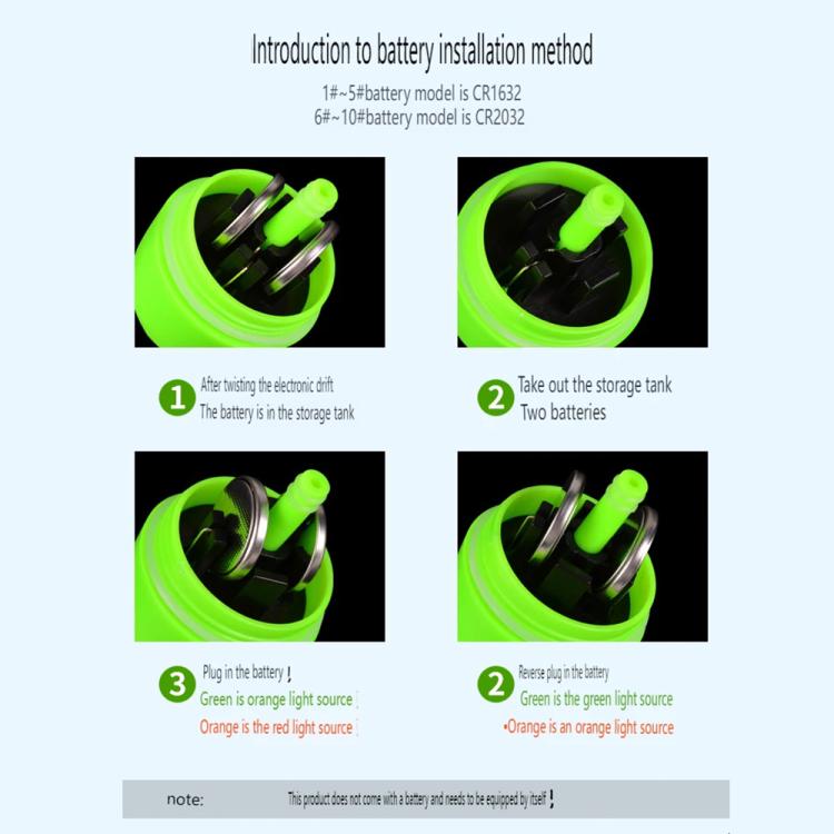Electronic Luminous Float For Night Fishing Sea Fishing ABS Anti-Fall Float, Size: 9
