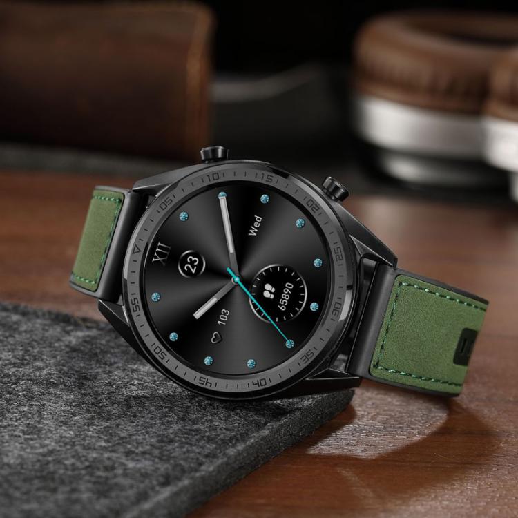For Samsung Galaxy Watch / Huawei GT3 22mm Universal Quick Release Leather Silicone Strap