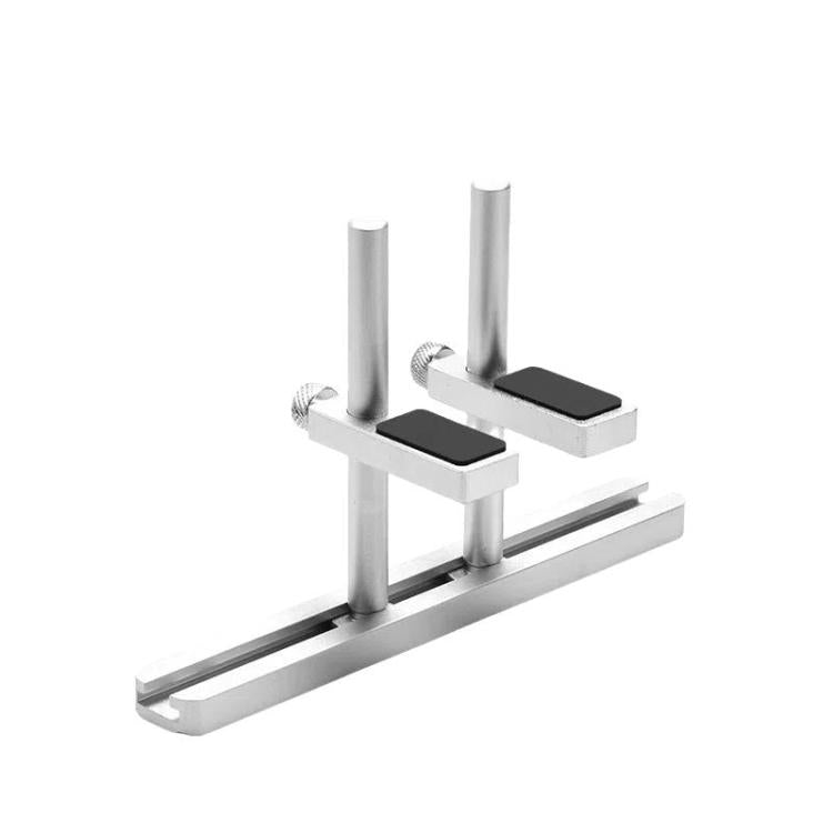 FinalCool Aluminum Alloy Adjustable Graphics Card Bracket Chassis Fan Position Graphics Holder Support 8cm Silver