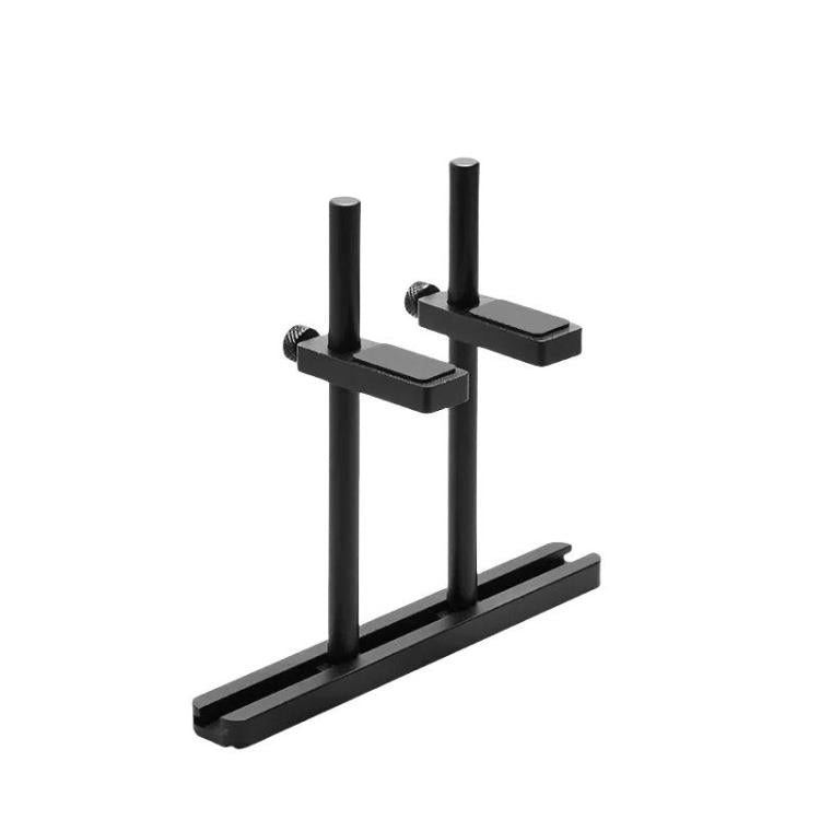 FinalCool Aluminum Alloy Adjustable Graphics Card Bracket Chassis Fan Position Graphics Holder Support 12cm Black