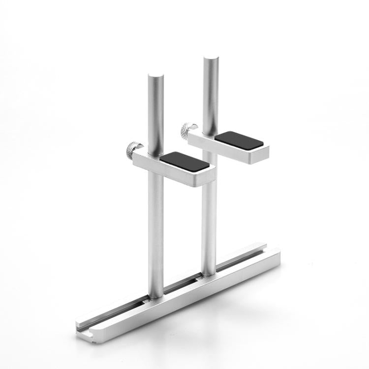 FinalCool Aluminum Alloy Adjustable Graphics Card Bracket Chassis Fan Position Graphics Holder Support 12cm Silver