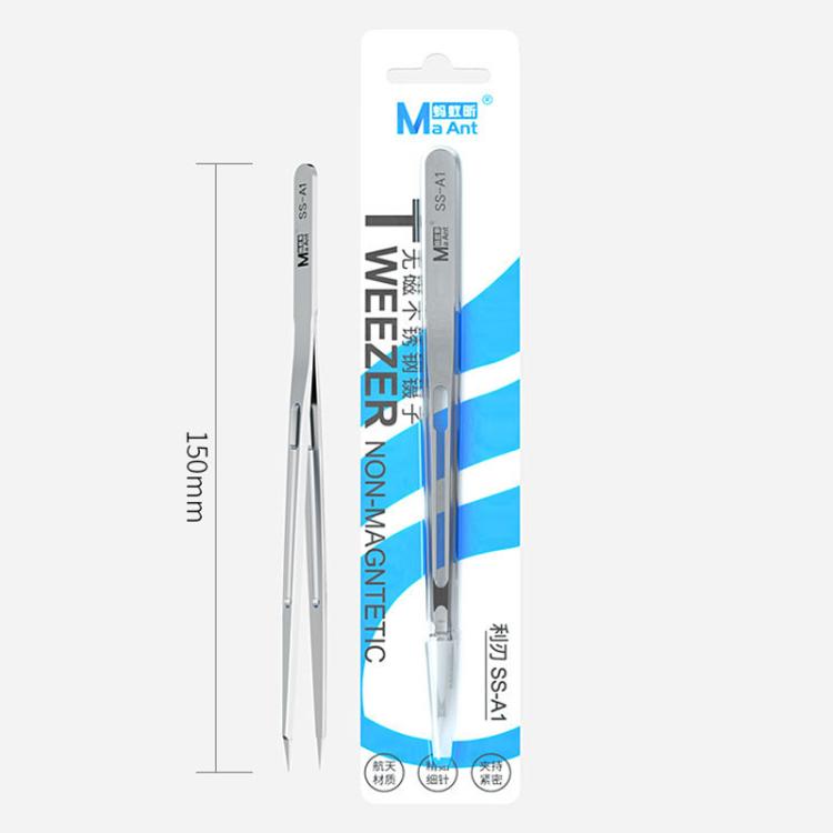 MaAnt SS-A Non-magnetic Stainless Steel Tweezers