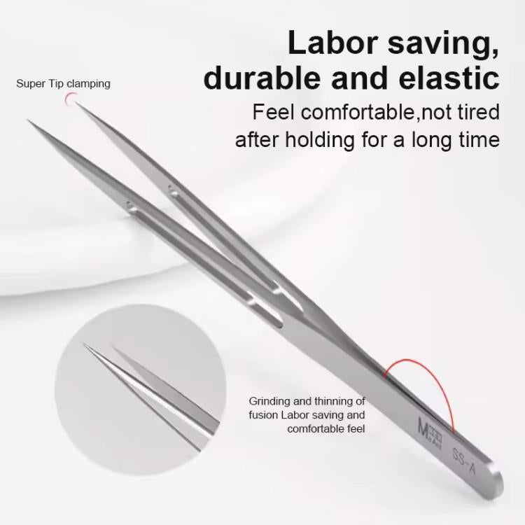 MaAnt SS-A Non-magnetic Stainless Steel Tweezers