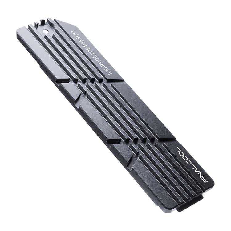 For PS5 Slim / Pro FinalCool M.2 2280 NVME SSD Radiator Integrated Aluminum Alloy Heatsink - Silver