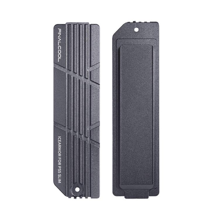 For PS5 Slim / Pro FinalCool M.2 2280 NVME SSD Radiator Integrated Aluminum Alloy Heatsink - Silver