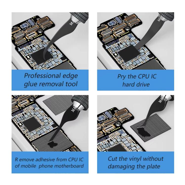 MaAnt MY-102 4 In 1 Blade Pry IC / CPU Hard Disk Blade Cell Phone Motherboard Repair Scraping Gum Degumming Tools