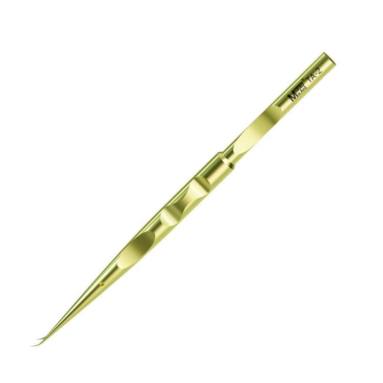 MaAnt Titanium Tweezers Antistatic Small Clip Bird Nest Hair Picking Pink Prick Clip Repair Tool