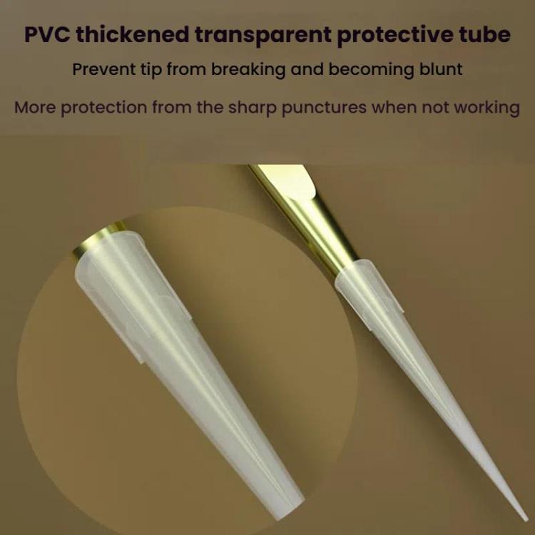 MaAnt Titanium Tweezers Antistatic Small Clip Bird Nest Hair Picking Pink Prick Clip Repair Tool