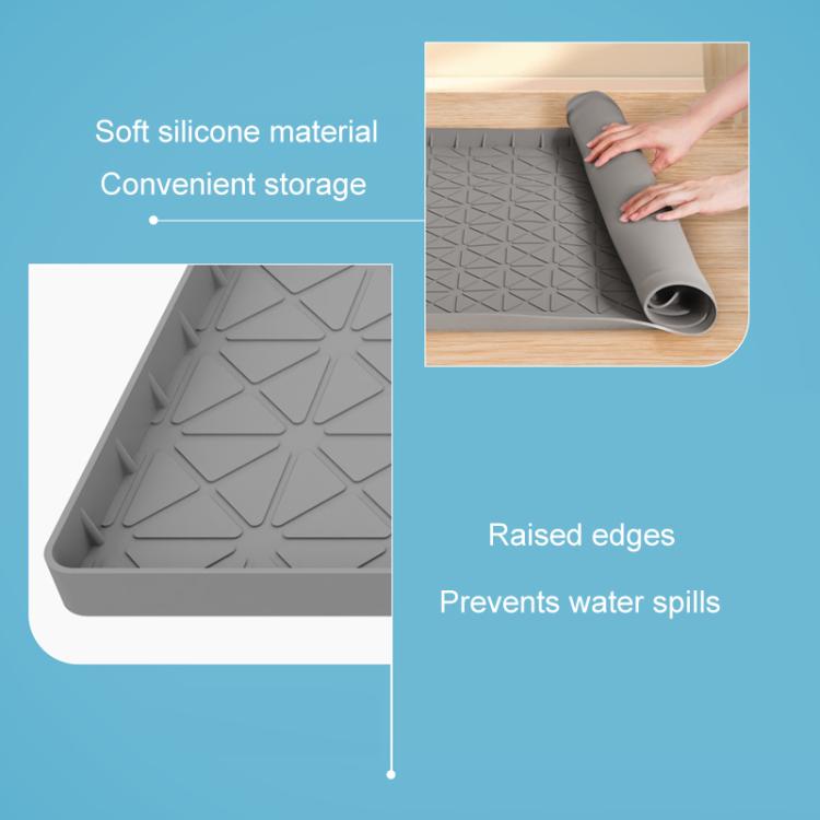 71 x 56 x 2cm Kitchen Under Sink Waterproof Anti-Slip Anti-Grease Heat Insulation Drainage Mats